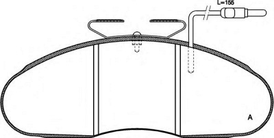 OPEN PARTS bpa004802 -  Комплект тормозных колодок, дисковый тормоз